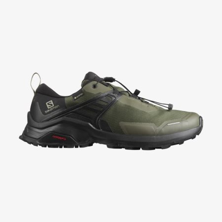 Salomon X RAISE GORE-TEX Wanderschuhe Herren Olivgrün [8IVL-V]